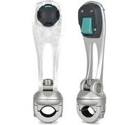 Supporto Per Manubrio Cube X-Guard A Plus Narrow Argento Opaco