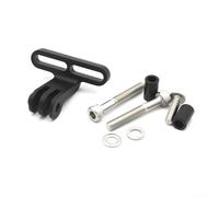 Supporto per manubrio della bici in lega di alluminio per Garmin e per computer GPS Bryton, adattatore per manubrio con viti M5,