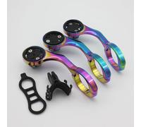 Supporto per manubrio in lega di alluminio per Garmin per WAHOO per Bryton, manubrio da 31,8 mm, compatibile con Edge 1000, 820, 810, 800, 520, 510, 500, 200, R530, R330, R310, R100, supporto per