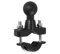Supporto per manubrio moto, larghezza 37 mm, base di montaggio con bullone a U e sfera da 1 pollice per funzionamento GPS