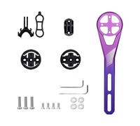 Supporto per manubrio per biciclette Supporto per computer sui fronti Staffa estensione per computer da ciclismo Adattatore per staffa per luce per bicicletta Supporto per computer per biciclette