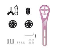 Supporto per manubrio per biciclette Supporto per computer sui fronti Staffa estensione per computer da ciclismo Adattatore per staffa per luce per bicicletta Supporto per computer per biciclette