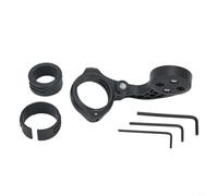 Supporto per manubrio regolabile per Garmin Edge e per iGPSPORT GPS Bike Computer, supporta barre da 25,4 mm e 31,8 mm, design corpo in ABS
