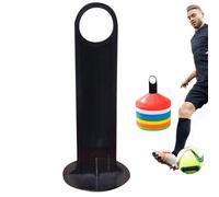 Supporto per marcatore da campo Disc Cone Soccer | Supporto per disco da calcio | ?upport cono disco da calcio portatile | Ma? allenamento di agilità per esercizi di calcio