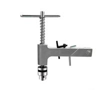 Supporto per maschiatrice verticale manuale, chiave regolabile per filettare .-10mm, Strumento di guida per rubinetto a vite con braccio oscillante a cricchetto, Supporto per maschiatura manuale in