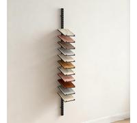Supporto per materiali da costruzione portatile,Gli organizzatori del settore del magazzino sono all-in-one,Campionare il cavalletto da visualizzare,Portacampioni per ante armadio(Black,220cm/86.6in)