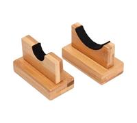 Supporto per mazza da baseball, espositore in legno, protezione foderata morbida, scaffale salvaspazio, organizer multifunzionale per camino, 1 paio di contenitori stabili, design compatto e robusto
