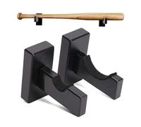 Supporto per Mazza da Baseball in Legno - 1 Paio di Supporti per Racchette, Display (Nero)
