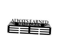 Supporto per medaglie, in metallo, per manifestazioni sportive, premio sportivo, medaglie da corsa, 24031811, nero