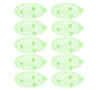 Supporto per Melone da 10 Pezzi, Culle per Frutta, per Traliccio, per Piante, per Melone, Gabbie, Supporto per Zucca per Anguria, Cantalupo, Zucche, Fragole(verde)