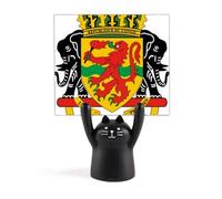 Supporto per memo con emblema nazionale del Congo con gatto nero