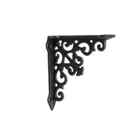 Supporto per Mensola Angolare , Piccola, 12 × 12 Cm | Stile Vintage, Decorativo, Ferramenta, per Studio