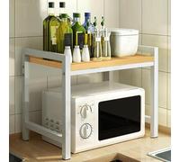 Supporto per mensola per microonde, ripiani per piano di lavoro della cucina, supporto per stampante desktop per casa e ufficio, fornisce spazio di archiviazione, adatto per diverse attrezzature