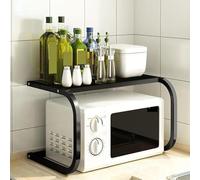 Supporto per mensola per microonde, ripiani per piano di lavoro della cucina, supporto per stampante desktop per casa e ufficio, fornisce spazio di archiviazione, adatto per diverse attrezzature