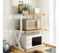 Supporto per mensola per microonde, ripiani per piano di lavoro della cucina, supporto per stampante desktop per casa e ufficio, fornisce spazio di archiviazione, adatto per diverse attrezzature