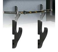 Supporto per mensola per spada Katana da parete in legno vero giapponese Katana Samurai Sabre portaoggetti da parete espositore per coltelli organizer per la casa