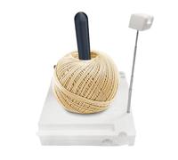 Supporto per | Mensola portatile per bobine con supporto per telefono | Organizzatore per uncinetto per maglieria | per donne, ragazze, principianti, tessitori, uncinetti, artigianato, bianco