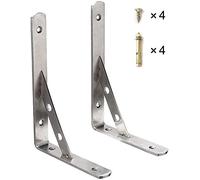 Supporto per Mensole Pesanti - Staffa per Mensola ad Angolo Travi per Carichi Giganti, Supporto di Scheda, Scaffale e Mensola (2 Pcs) (400 * 240mm)
