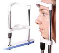Supporto per mentoniera per optometria, supporto frontale per allenamento visivo, facile installazione, per test della vista, formazione, dispositivi oftalmici e per negozi di ottica.