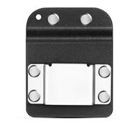 Supporto per Metro a Nastro Clip da Cintura, Acciaio Inox | Organizzatore per Lavoro, Accesso Rapido e Tenuta Sicura, Compatibile Strumenti di Rilevamento, Nero