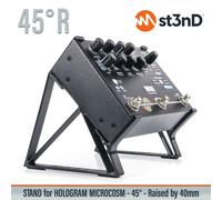 SUPPORTO per MICROCOSMO OLOGRAFICO - 45° - Rialzato (di 40 mm)