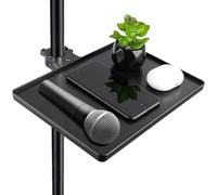 Supporto per microfono, 27 x 20 cm, morsetto regolabile per registrazione, streaming e performance dal vivo