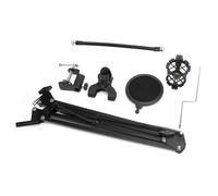 Supporto per microfono a braccio con filtro anti-pop a doppio strato per Blue Yeti Nano HyperX QuadCast SoloCast Snowball e altri microfoni.