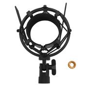 Supporto per microfono a condensatore PolyGen Studio con metodo antivibrazione per microfoni da 55 mm a 65 mm di diametro, supporto per microfono con corpo in alluminio e