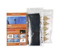 Supporto per microfono Clip per collare microfono antigraffio adesivo sul petto adesivo fisso sotto copertura con 40 adesivi e 40 dischi in tessuto per nascondere microfoni Lavalier e ridurre il