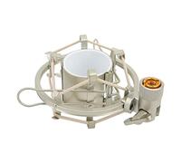 Supporto per Microfono con Montaggio Antiurto, Comodo Morsetto per Microfono Filettature Interne da 5/8 Pollici 3/8 Pollici Vite Rimovibile Metallo Antivibrante per Studio di