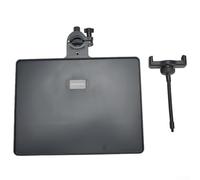 Supporto per microfono con morsetto per telefono, vassoio per schede audio regolabile e supporto per accessori, per spettacoli dal vivo e prove, compatibile con treppiedi (L1)