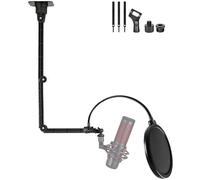 Supporto per microfono da soffitto compatibile con microfoni Shure MV7, Blue Yeti, Razer, HyperX, Rode, Razer, Razer, per giochi, streaming, podcast, Twitch, YouTube, Discord