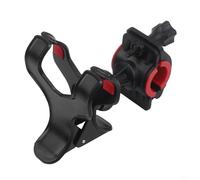 Supporto per microfono, nero, confezione da 1 supporto per microfono e moto con supporto girevole a 360 gradi per spettacoli dal vivo o musicisti provanti