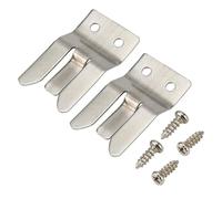 Supporto per microfono per auto in acciaio inox, con viti, per chiamate chiare e stabile per diverse apparecchiature radio