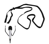 Supporto per microfono per supporto, supporto per microfono a mano libera - Supporto per microfono a mani libere - Supporto microfono portatile wireless, supporto da collo per microfono, supporto per