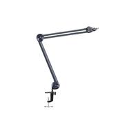 Supporto per microfono portatile a braccio braccio staffa per microfono facile da usare C morsetto Mount e estensione 840 mm per uso studio nero Shock Mount compatibile stand