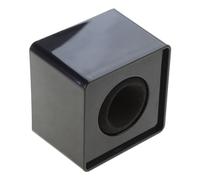 Supporto per microfono quadrato ABS loghi bandiere portatile a forma di supporto News Reporter professionale