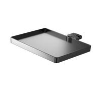 Supporto per microfono robusto vassoio per schede audio per registrazione live streaming broadcast, nero