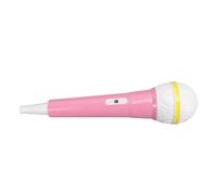 Supporto per Microfono, Simulazione di Giocattolo per Microfono Finto Inodore 1/1 per Spettacoli per Bambini (PINK)