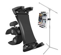 Supporto per microfono, supporto per tablet e smartphone, resistente con morsetto girevole a 360 gradi, compatibile con tablet da 3,5 a 13,5 pollici, iPad Pro 12.9 11 10.5 Air Mini, Surface Galaxy