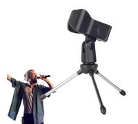 Supporto per microfono, treppiede, supporto per microfono regolabile | Supporto portatile per microfono da tavolo con treppiede, per karaoke, canto, matrimonio