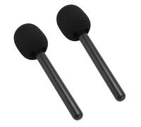 Supporto per microfono wireless 2Pcscon parabrezza in schiuma per Hollyland Lark M1 C1 150 SyncoG1 Movo,Ampia compatibilità Adattatore per il montaggio della maniglia del microfono