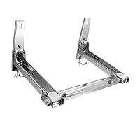 Supporto per microonde con bracci telescopici e ganci, supporto per forno a microonde, supporto da parete per forno a microonde, in acciaio inox