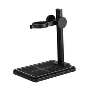 Supporto per microscopio con altezza regolabile e design antiscivolo per un posizionamento sicuro (nero)