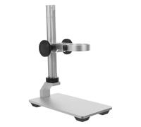Supporto per Microscopio in Lega di Alluminio con Aforo da 35 MM | Altezza Regolabile, Supporto Stabile e Scorrimento Fluido, per Laboratori di Biologia e Ricerca Professionale