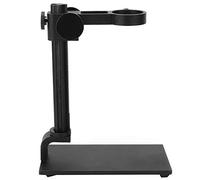 Supporto per microscopio Staffa di supporto Accessorio per microscopio professionale regolabile in lega di alluminio per microscopi elettronici digitali USB Bianco Nero Altezza (Nera)