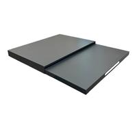 Supporto per Microwave, Rack a Microwave Pull Out, in acciaio al carbonio, supporto per controsoffitto per risparmiare spazio, organizer per macchina da caffè, ristorante, 47 x 36 x 4 cm