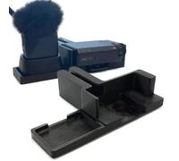 Supporto per mini stazione di ricarica per DJI Mic con stampa 3D con slot per gestione dei cavi per ricevitore e trasmettitore, nero