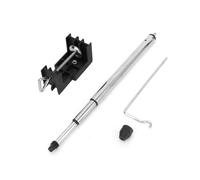 Supporto per Mini Trapano per Smerigliatrice Rotativa per Albero Flessibile, Supporto per Morsetto Banco Girevole a 360° con Superficie Cromata a Specchio, Base in Acciaio
