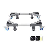 Supporto per minifrigo VEVOR da 27'', base mobile universale con 4 piedini robusti, 4 ruote girevoli bloccabili, base mobile regolabile per lavat